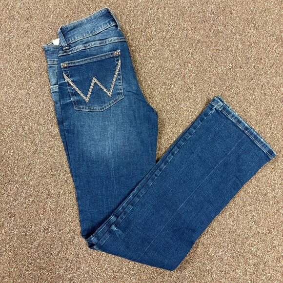 Wrangler Women's Retro Mae Mid Rise Boot Cut Jean - Vivianna - Picture 1 of 3